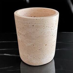 Handmand Natural Marble Utensil Holder organizer - Vase